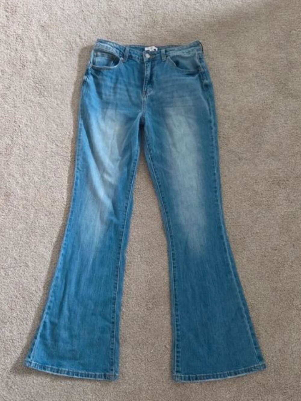 NWOT BP slight flare high waisted jeans